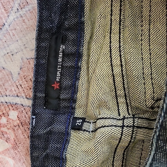 People's Liberation Low Rise Boot Cut Jeans Made In USA - Picture 6 of 9